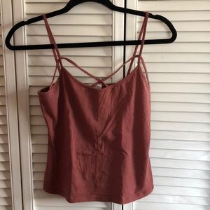 Maroon tank top